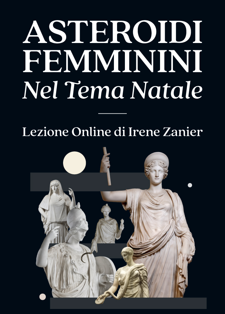Copertina del corso di astrologia online Introduzione agli asteroidi di Irene Zanier